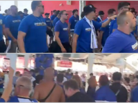 GOSPODARI ATMOSFERE: Pogledajte kako su bh. navijači nadglasali Amerikance ispred stadiona (VIDEO)