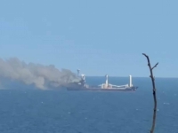 NOVI UŽASAN RUSKI ZLOČIN: Projektilima pogodili brod sa kukuruzom, poginulo 10 ljudi (VIDEO)