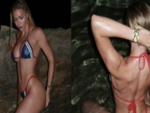 MINIJATURNI BIKINI JEDVA ZADRŽAO OBLINE: Djevojka Bake Praseta zapalila mreže vrelim fotografijama sa ljetovanja