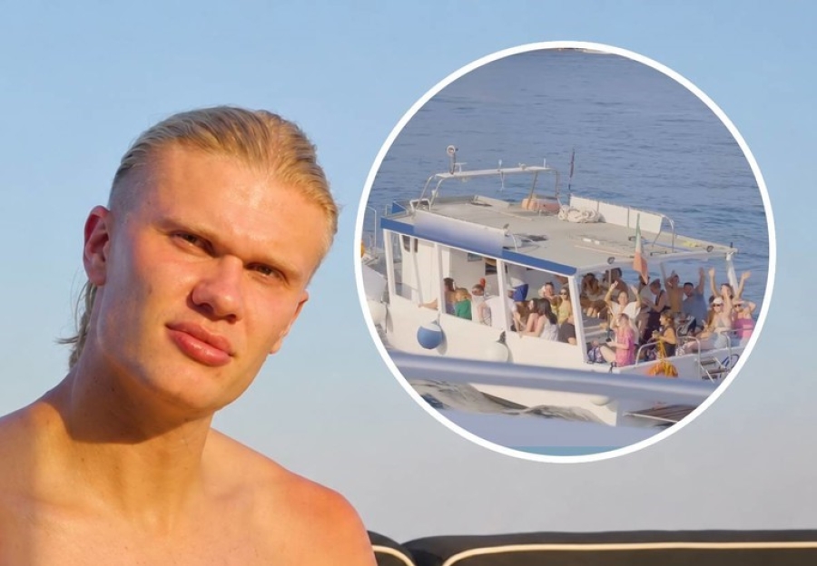 HAALANDU NA ODMORU PRIŠAO BROD PUN OBOŽAVATELJA: Njegova reakcija postala hit (VIDEO)