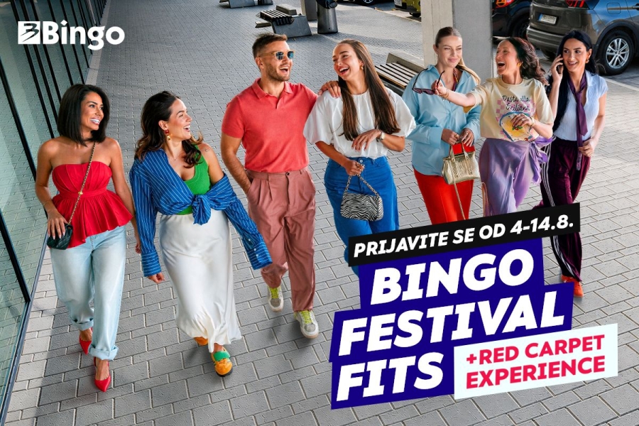 OTVORENE PRIJAVE ZA BINGO FESTIVAL FITS: Odaberite outfit s omiljenim influencerom i zablistajte na Crvenom tepihu Sarajevo Film Festivala