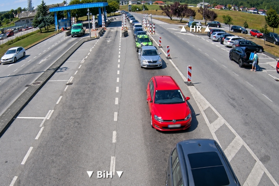 HAOS NA GRANICAMA: Ogromne gužve na ulazu i izlazu iz BiH, evo gdje je najgore