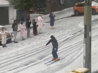 NEVJEROVATNO: Antarktički hladni val donio snijeg, mraz i olujni vjetar širom zemlje, građani skijali po gradskim ulicama...