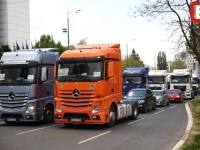 DOSTA IM JE SVEGA: Protest bh. prijevoznika u Sarajevu zbog ograničenja boravka...