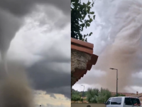 APOKALIPSA U FRANCUSKOJ: Pakleni toplotni talas prekinula nezapamćena oluja, tornado nosio krovove i stabla, snimci su zastrašujući (VIDEO)
