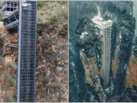 OVO MOŽE SAMO KINA: Napravili drugi lift na stijeni, put do škole đacima skratili sa tri sata na pola sata! (VIDEO)