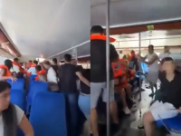 NOVI SNIMCI HAOSA SA TRAJEKTA SMRTI: Vrisci, haos i borba za goli život, kapetan POBJEGAO među prvima