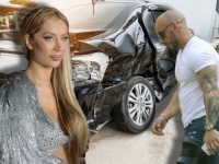 DRAMA U CRNOJ GORI: Tea Tairović s mužem doživjela tešku saobraćajku, automobil potpuno havarisan