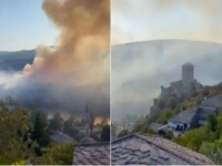 VELIKI POŽAR KOD POČITELJA: Ugrožen Stari grad