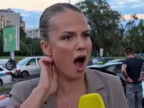 DRAMA PRED KAMERAMA: Ubola ju je osa, a reporterka samo rekla - 'Znači boli za popi***t' (VIDEO)