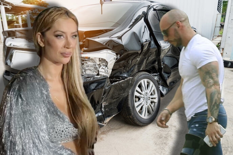 DRAMA U CRNOJ GORI: Tea Tairović s mužem doživjela tešku saobraćajku, automobil potpuno havarisan