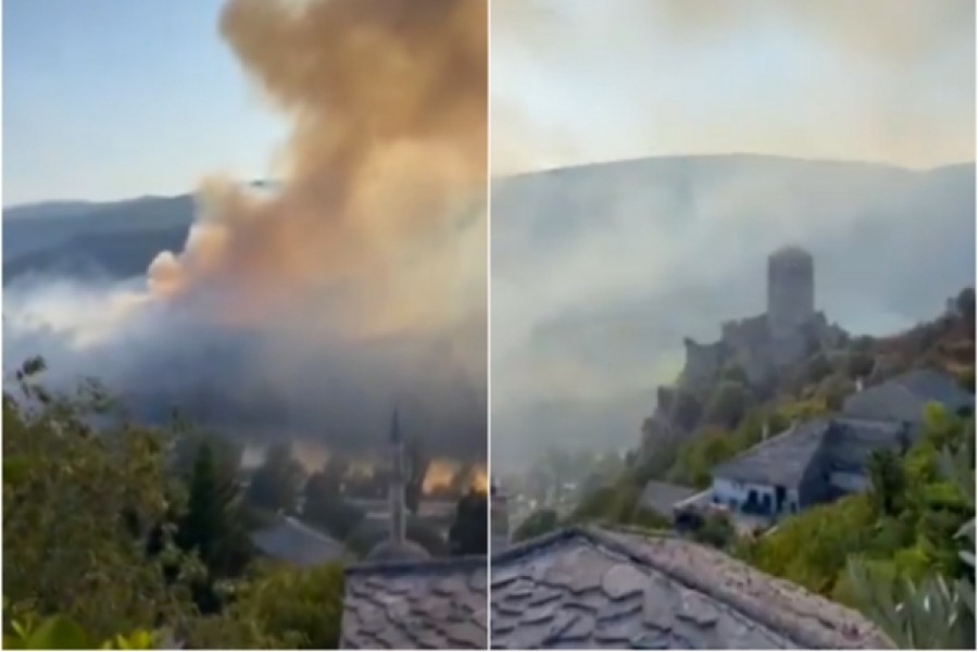 VELIKI POŽAR KOD POČITELJA: Ugrožen Stari grad
