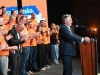 KOMŠIĆ U ZENICI: 'Bosansko jedinstvo, a ne podjele, nećemo dopustiti da nam se sa premijerske funkcije smije pomilovani Dodik'