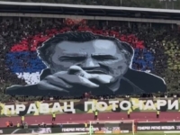 FAŠIZAM U BEOGRADU NE PRESTAJE: Crvena zvezda ponovo posvetila objavu zločincu Ratku Mladiću