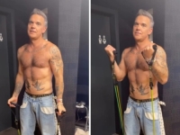 ROBBIE WILLIAMS POKAZAO MIŠIĆE: Supruga mu odmah dala novi nadimak
