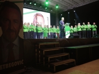 IZETBEGOVIĆ IZ ZENICE: 'Osjeća se velika pobjeda SDA, a onda nas čeka veliki posao'