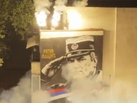 'KRSTIĆE SE I KO NEĆE...': Jezivi prizori iz susjedstva i mural u čast ratnog zločinca Ratka Mladića...