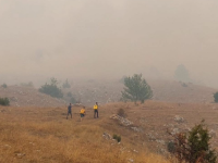 VJETAR ZAKOMPLIKOVAO SVE: Gusti dim s bh. požarišta doslovno progutao susjednu Hrvatsku