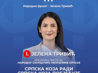 JELENA TRIVIĆ OTVORILA KAMPANJU VELIKIM OBEĆANJIMA: 'Za četiri godine bićemo Slovenija, za osam Švajcarska, a plata ide na 3.500 KM!'