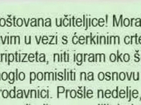 HIT NA INTERNETU: Urnebesno pismo učiteljici zbog crteža učenice širi se društvenim mrežama...