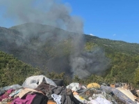 VELIKI POŽAR NA DEPONIJI KOD GORAŽDA: Sumnja se da je vatra podmetnuta