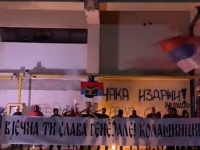 PORUKA ZLOČINCU MLADIĆU SKUPA ĆE IH KOŠTATI: Osmorica pred sudom zbog spornog transparenta