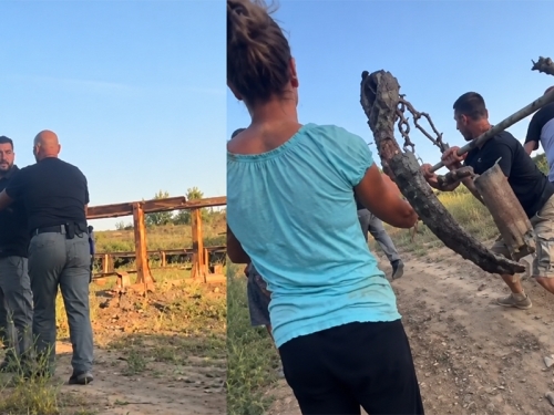 DRAMA U TUZLI: Više osoba sukobilo se za zaštitarima na prostoru Površinskog kopa Dubrave...