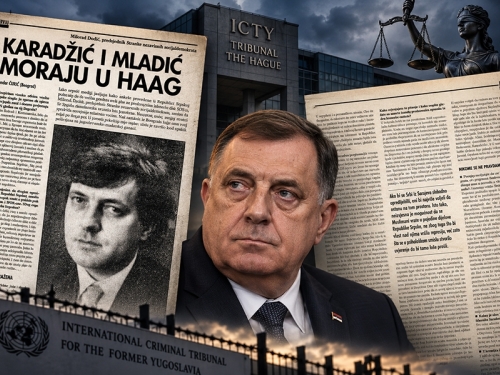 MILORAD DODIK ZA 'SLOBODNU BOSNU': Mladić i Karadžić moraju u Haag, a ne da se krivica za zločine tovari na leđa cijelog srpskog naroda...