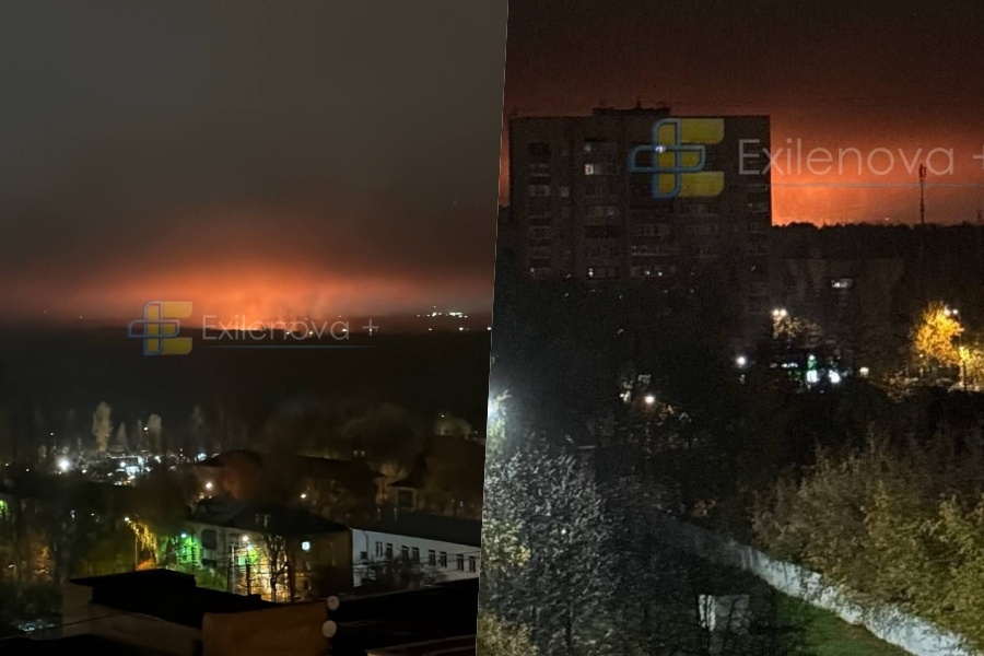 GORI NEBO NAD RUSIJOM: Ukrajinci izveli masovne napade na ciljeve u tri ruske regije, stižu snimke s lica mjesta...