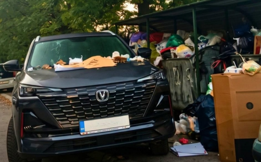GRAĐANI MU 'UKRASILI' AUTOMOBIL SMEĆEM: Parkirao ispred kontejnera, pa dobio poruku koju neće zaboraviti...