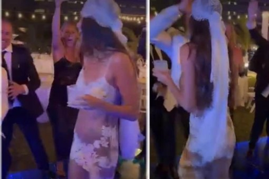 MLADA SE SKINULA DO GOLA PRED GOSTIMA: Haljina otkrila sve, ljudi ne vjeruju šta je obukla (VIDEO)