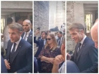 U SPLITSKOJ KONOBI 'PUSTI ME PROĆ' PUSTILI MACRONA DA PROĐE: Evo kako je reagovao francuski predsjednik (VIDEO)