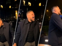 OD POČETKA JE BIO UZ STUDENTE: Pogledajte kako bivši reprezentativac Srbije slavi pad režima Aleksandra Vučića (VIDEO)