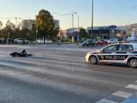 'SB' PATROLA; SUDAR U SARAJEVSKOM NASELJU: Kombi udario motociklistu, saobraćaj usporen...(FOTO)