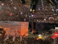 SLAVIJA OBASJANA SVJETLIMA: Uz bakljadu i pjesmu 'Za milion godina' počinje veliko okupljanje u Beogradu... (VIDEO)