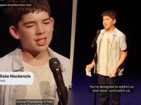 BEZ DLAKE NA JEZIKU SA 12 GODINA: Dječak stihovima očitao lekciju političarima i ChatGPT-u, osvojio Australian Poetry Slam 2026