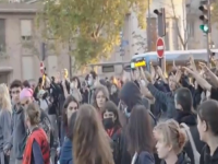 SCENE KOJE OBILAZE SVIJET: 'Živi zid' radnika i učenika prkosi specijalcima u Parizu (VIDEO)