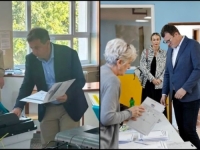 PROTUKANDIDATI ZA PREDSJEDNIŠTVO BiH IZAŠLI NA BIRALIŠTA: Božović u Istočnoj Ilidži, Vukanović u Trebinju