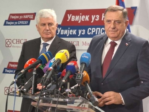 OVO SU KLJUČNE TAČKE SASTANKA LIDERA SNSD-a I HDZ-a: Dodik želi Centralnu banku BiH pod svoju kontrolu, a Čović da zadrži Nikšića i SDP u vlasti - slijede nova uvjetovanja
