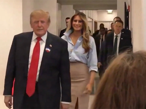 NEVJEROVATNO: Donald Trump glasao na Floridi, pogledajte šta je uradio nakon glasanja...