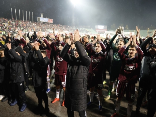 SLAVLJE BORDO TIMA: Sarajevo dominiralo na teškom terenu i zasluženo savladalo defanzivni Željezničar