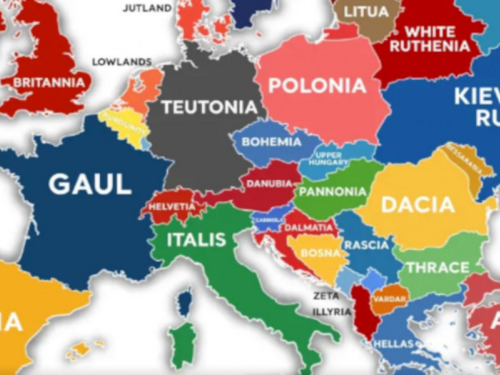 KARTA EVROPE KOJA JE IZAZVALA POLEMIKU: Naši susjedi dobili potpuno nova imena, a evo šta piše preko teritorije BiH