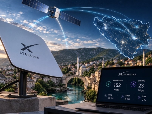 STARLINK U BiH OD 68 KM MJESEČNO: Evo šta sve trebate znati