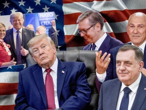 DODIK, VUČIĆ I JANŠA ŠLEPAJU SE UZ TRUMPA, ON NE DOŽIVLJAVA BALKAN: A da mu Hrvati probaju uvaliti kravatu?